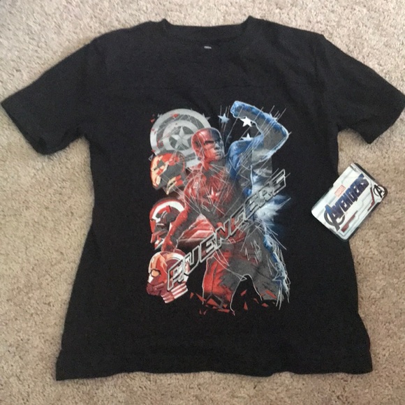 Marvel Other - Marvel avengers black tshirt child youth nwt